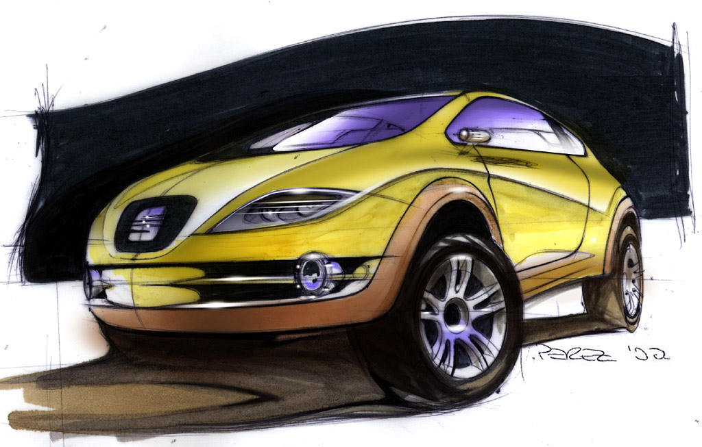 Seat Salsa Emotion, 2000 - Design Sketch