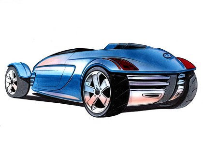Hyundai NEOS Concept, 2000 - Design Sketch