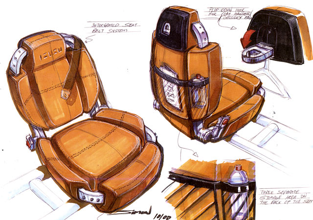 Isuzu GBX Concept, 2001 - Isuzu GBX Concept, 2001 - Design Sketch Design Sketch