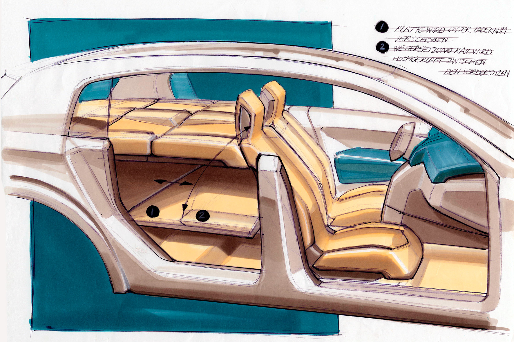 Opel Signum<sup>2</sup> Concept, 2001 - Design Sketch