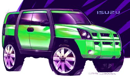 Isuzu GBX Concept, 2001 - Design Sketch