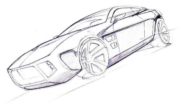 Ford Visos Concept, 2003 - Design Sketch