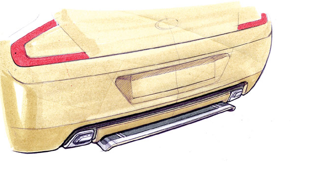 Ford Visos Concept, 2003 - Design Sketch