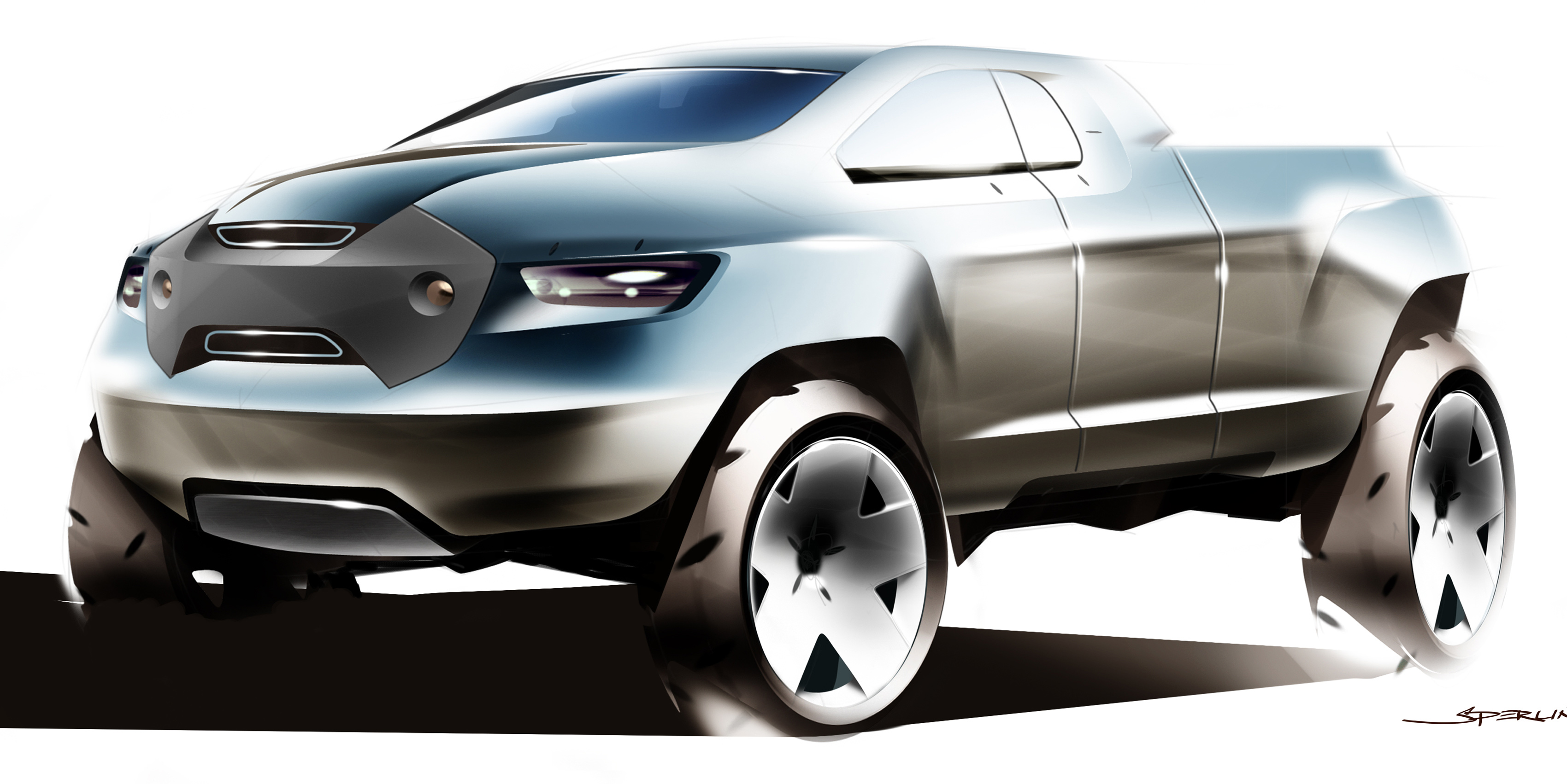 Toyota FTX, 2004 - Design Sketch