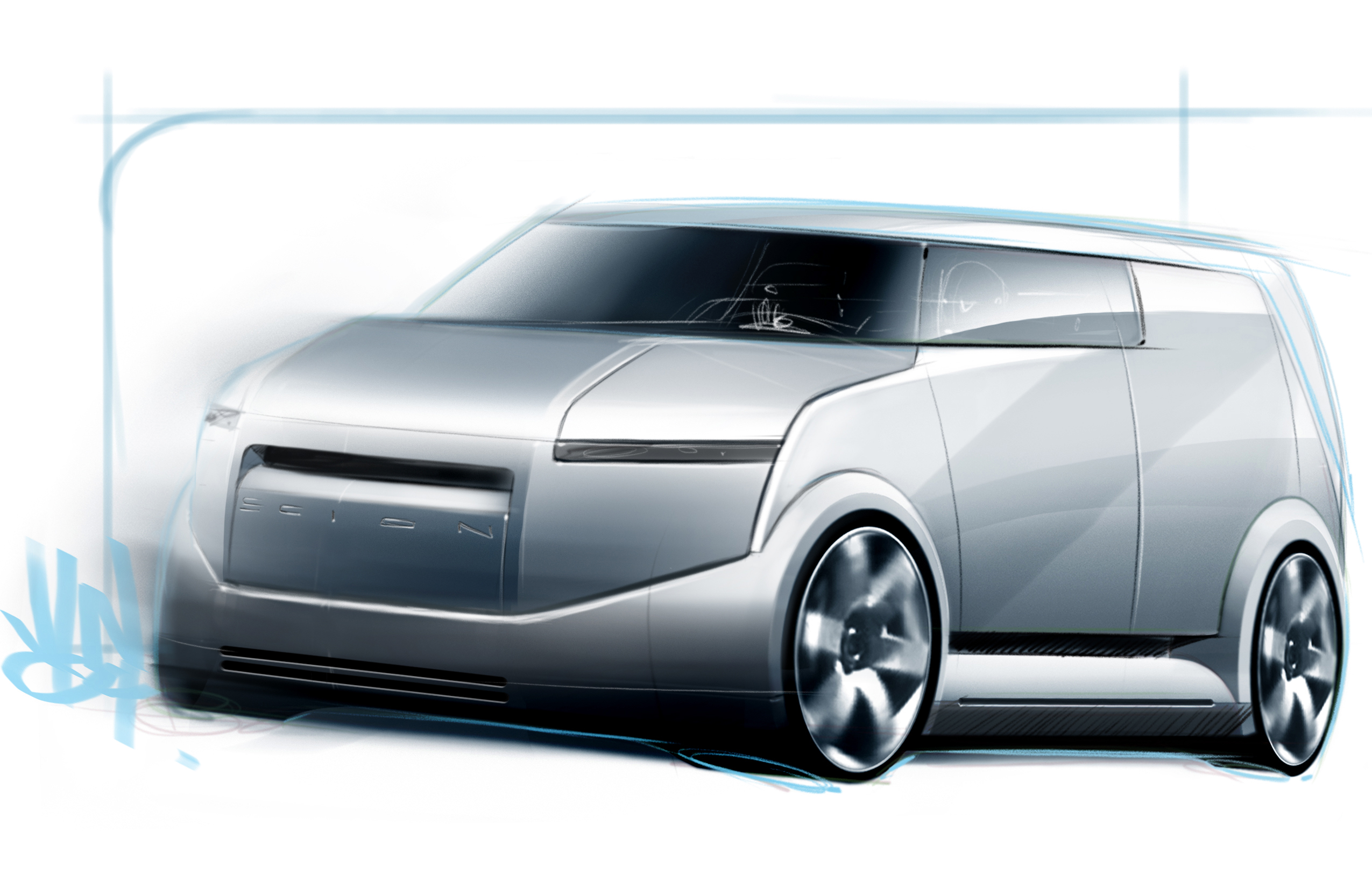 Scion t2B Concept, 2005 - Design Sketch