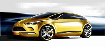 Citroen C-SportLounge Concept, 2005 - Design Sketch