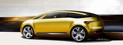 Citroen C-SportLounge Concept, 2005 - Design Sketch