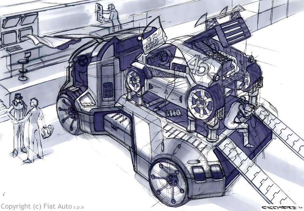 Sketch by Turi Cacciatore