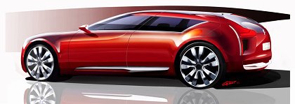 Citroen C-Metisse Concept, 2006 - Design Sketch