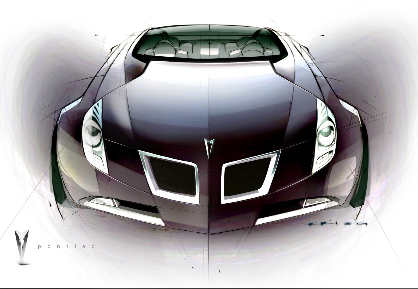 Pontiac G8 Concept, 2024 – Design Sketch