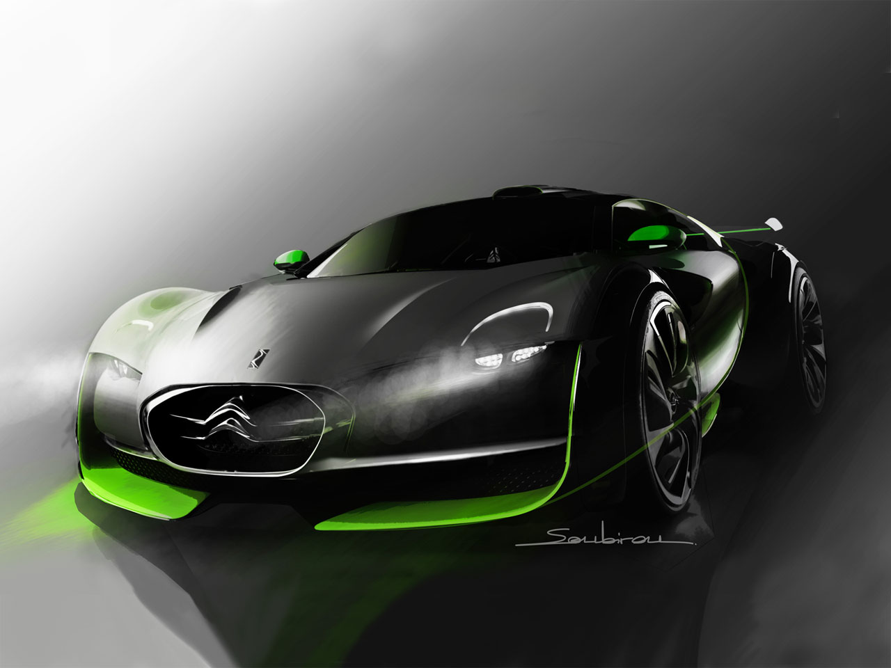 Citroen Survolt Concept, 2010 - Design Sketch