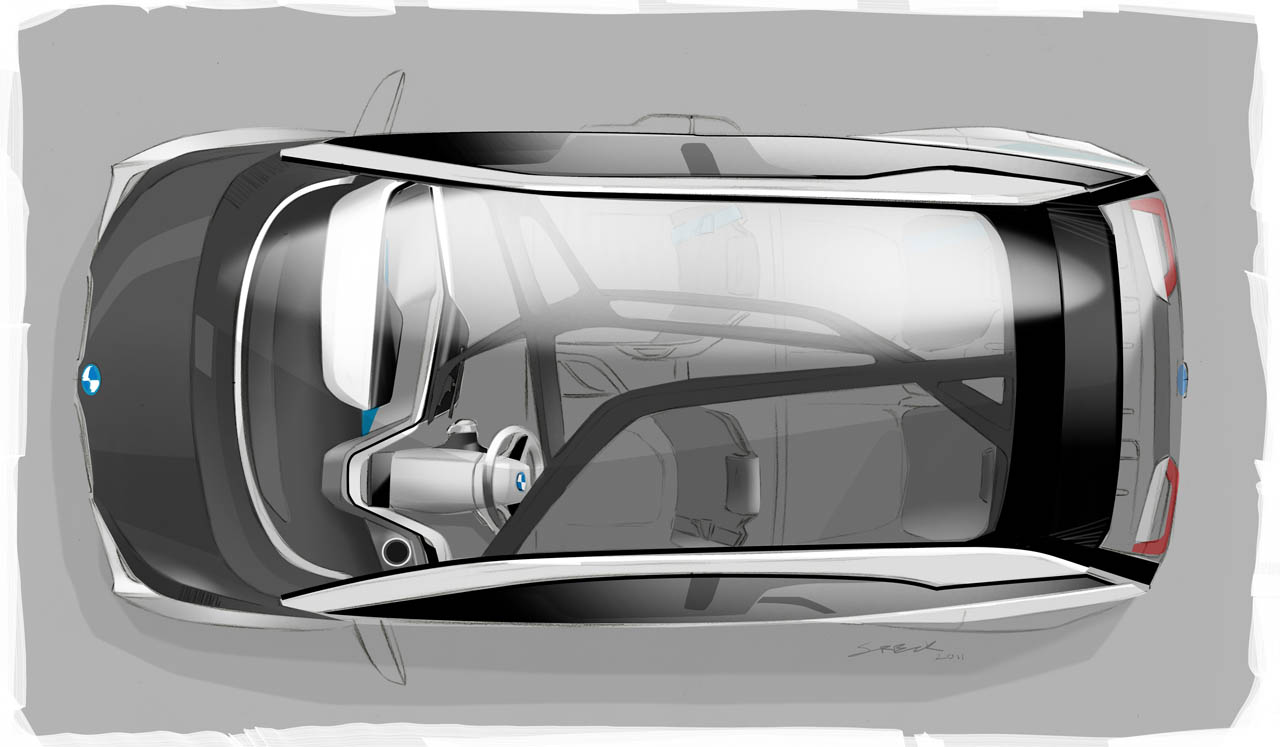 BMW i3 Concept, 2011 - Design Sketch