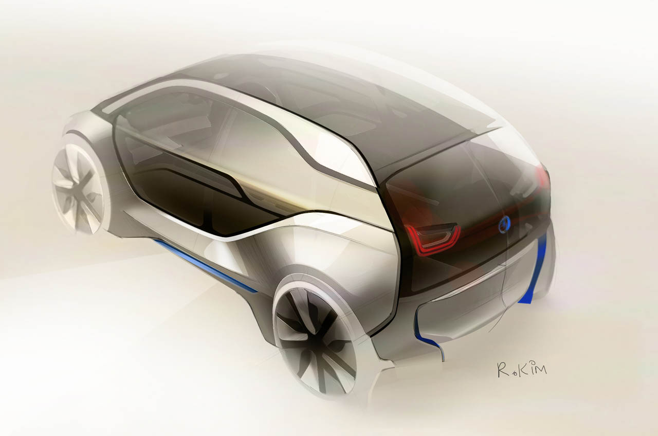 BMW i3 Concept, 2011 - Design Sketch