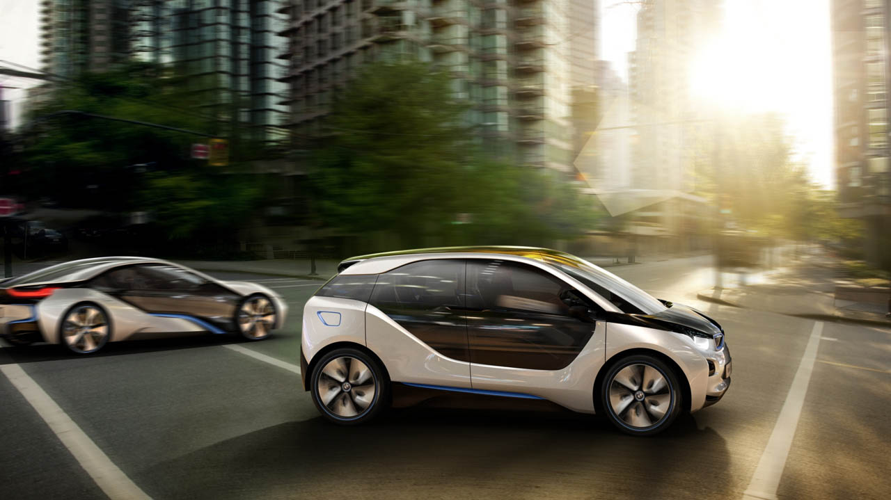 BMW i8 and i3 Concept Cars, 2011