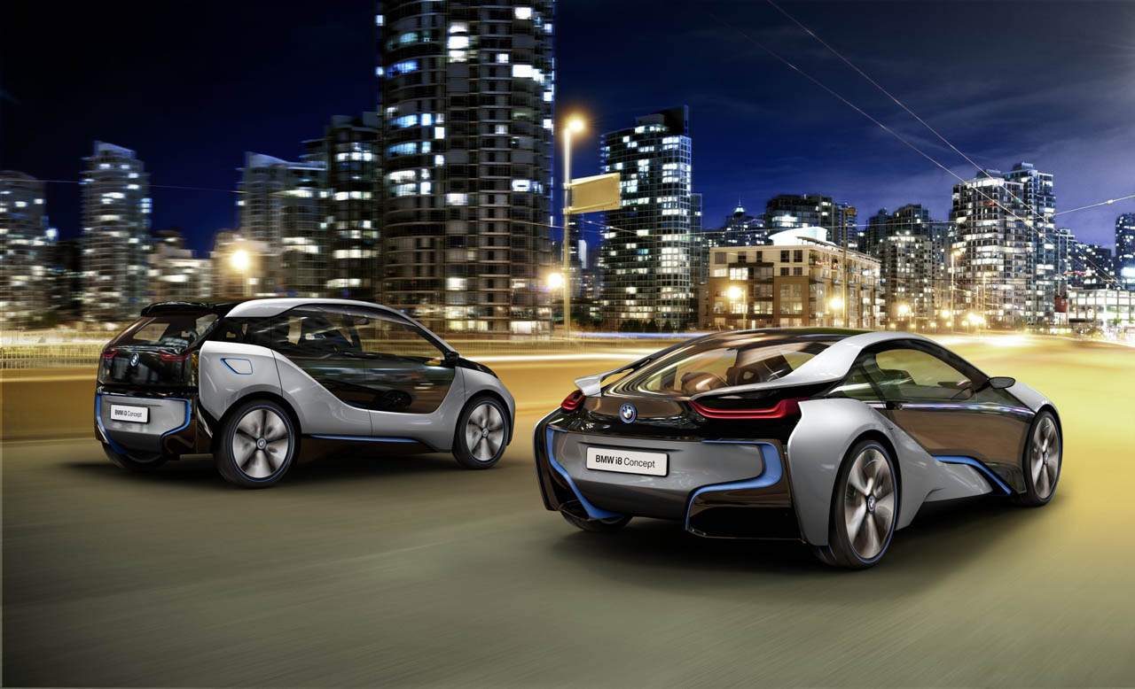 BMW i8 and i3 Concept Cars, 2011