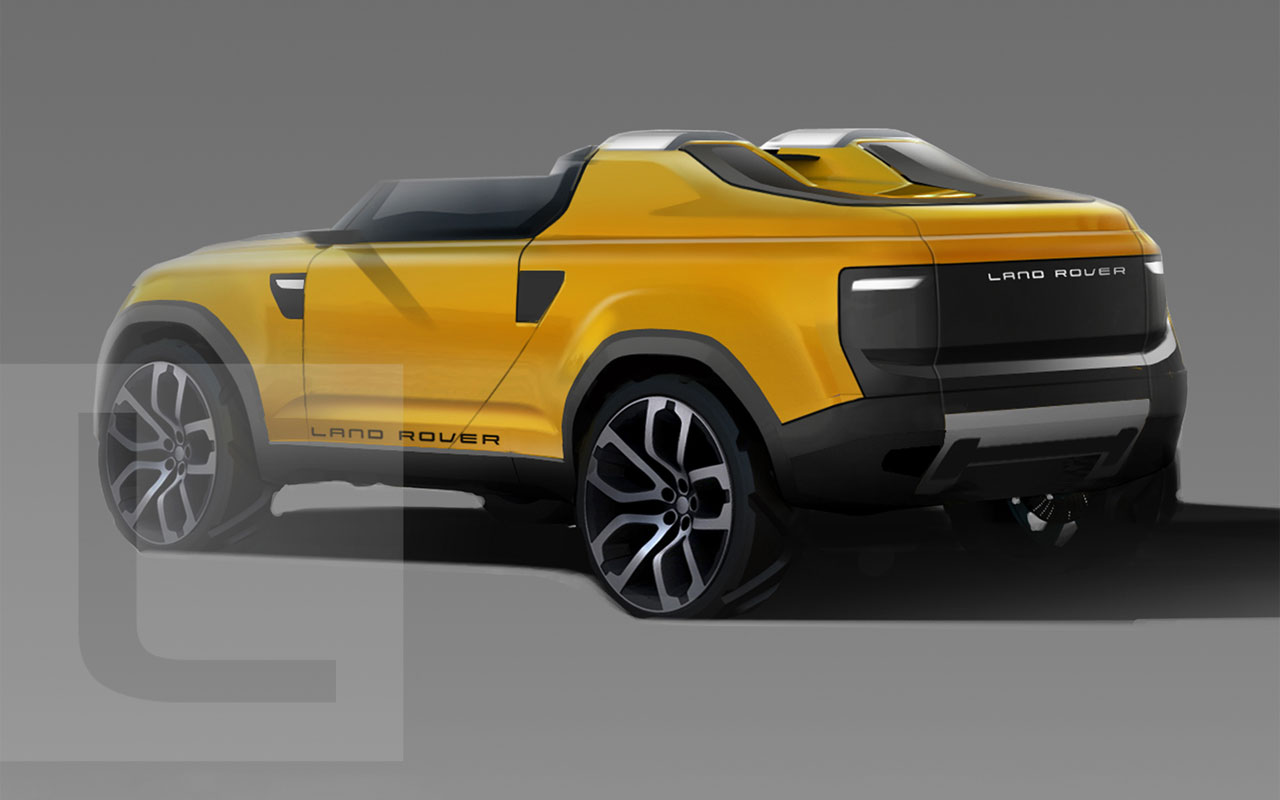 Land Rover DC100 Sport, 2011 - Design Sketch