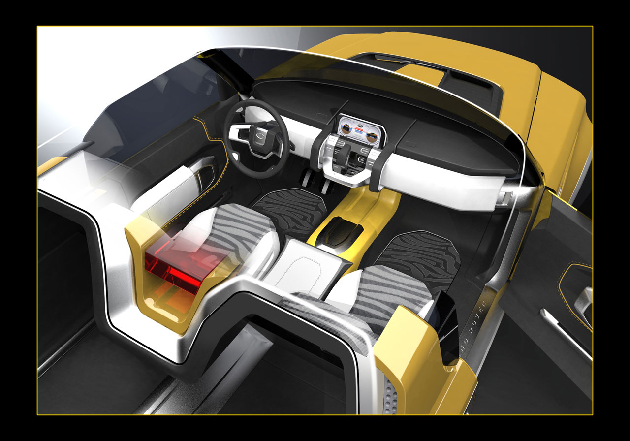 Land Rover DC100 Sport, 2011 - Interior Rendering