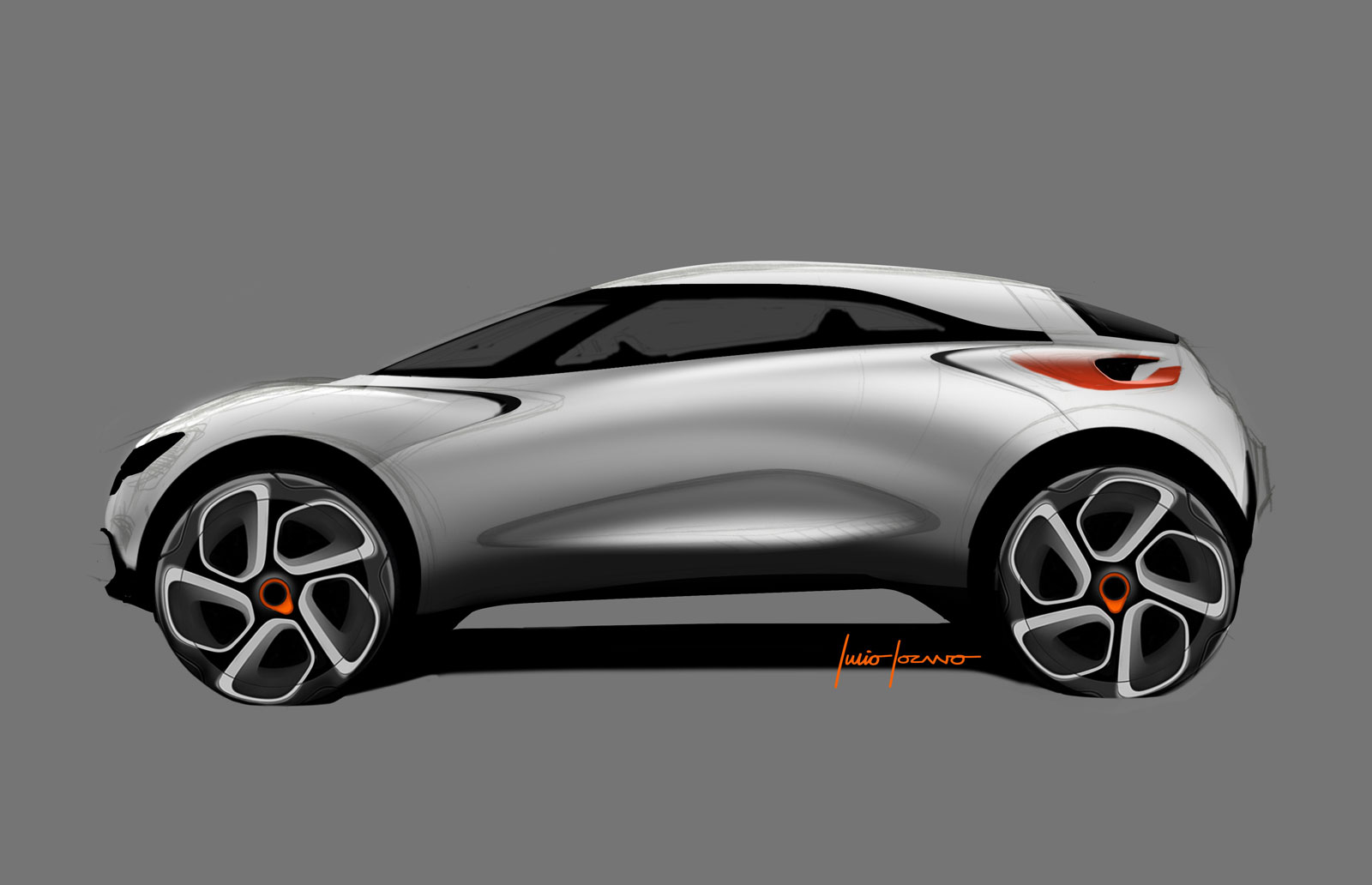 Renault Captur Concept, 2011 - Design Sketch 