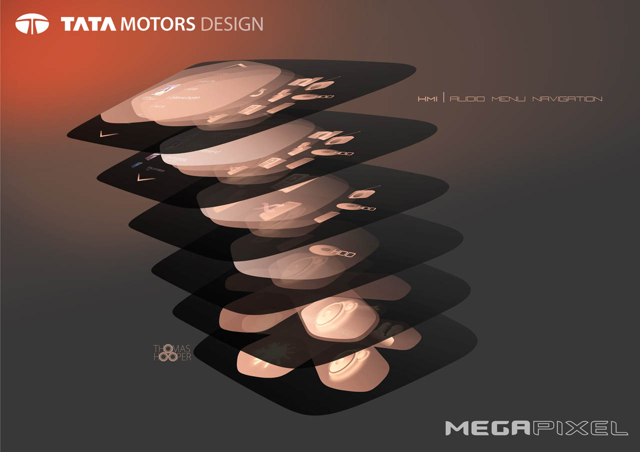 Tata Megapixel, 2012 - HMI Design Sketch