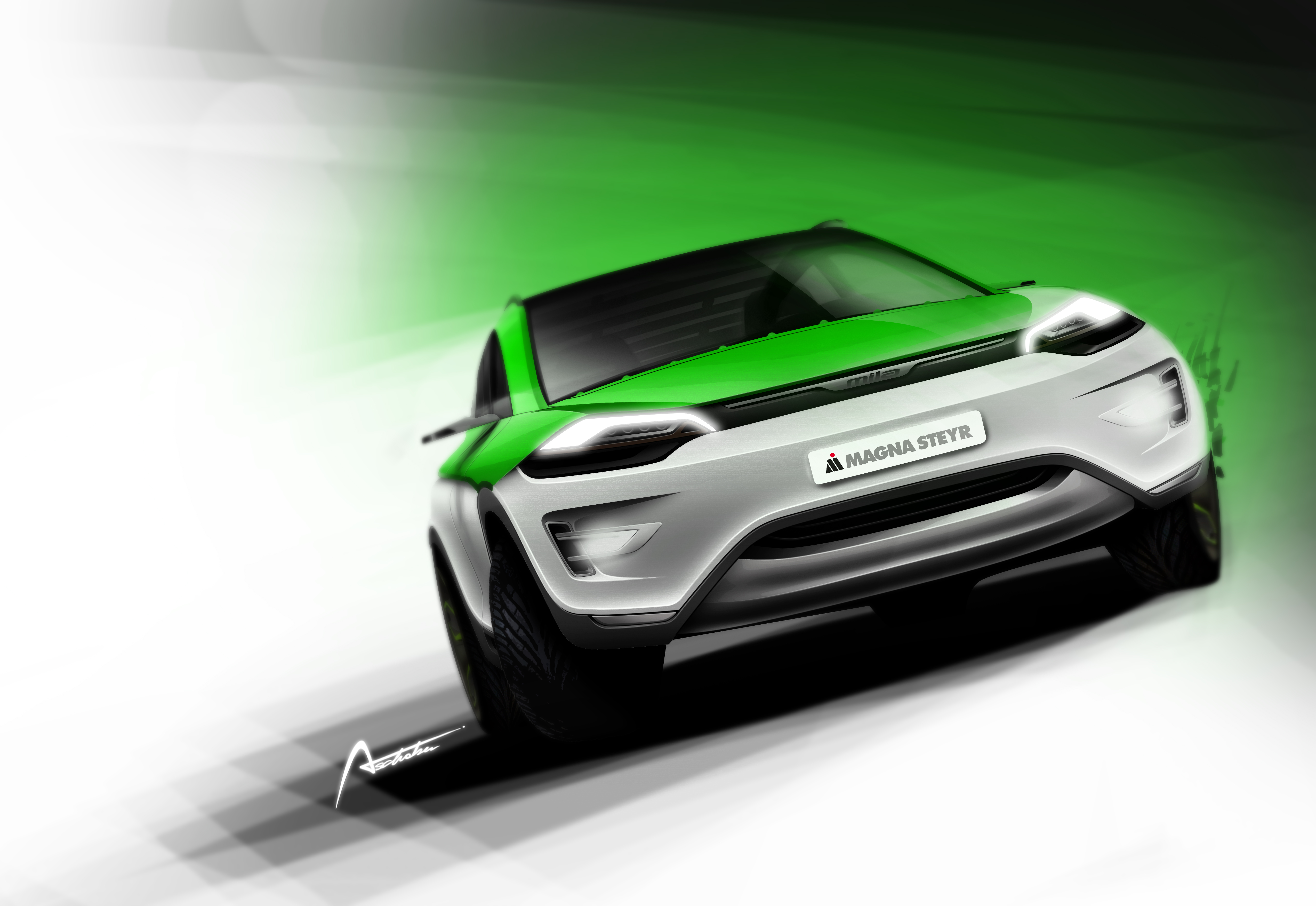 Magna Steyr MILA Coupic, 2012 - Design Sketch