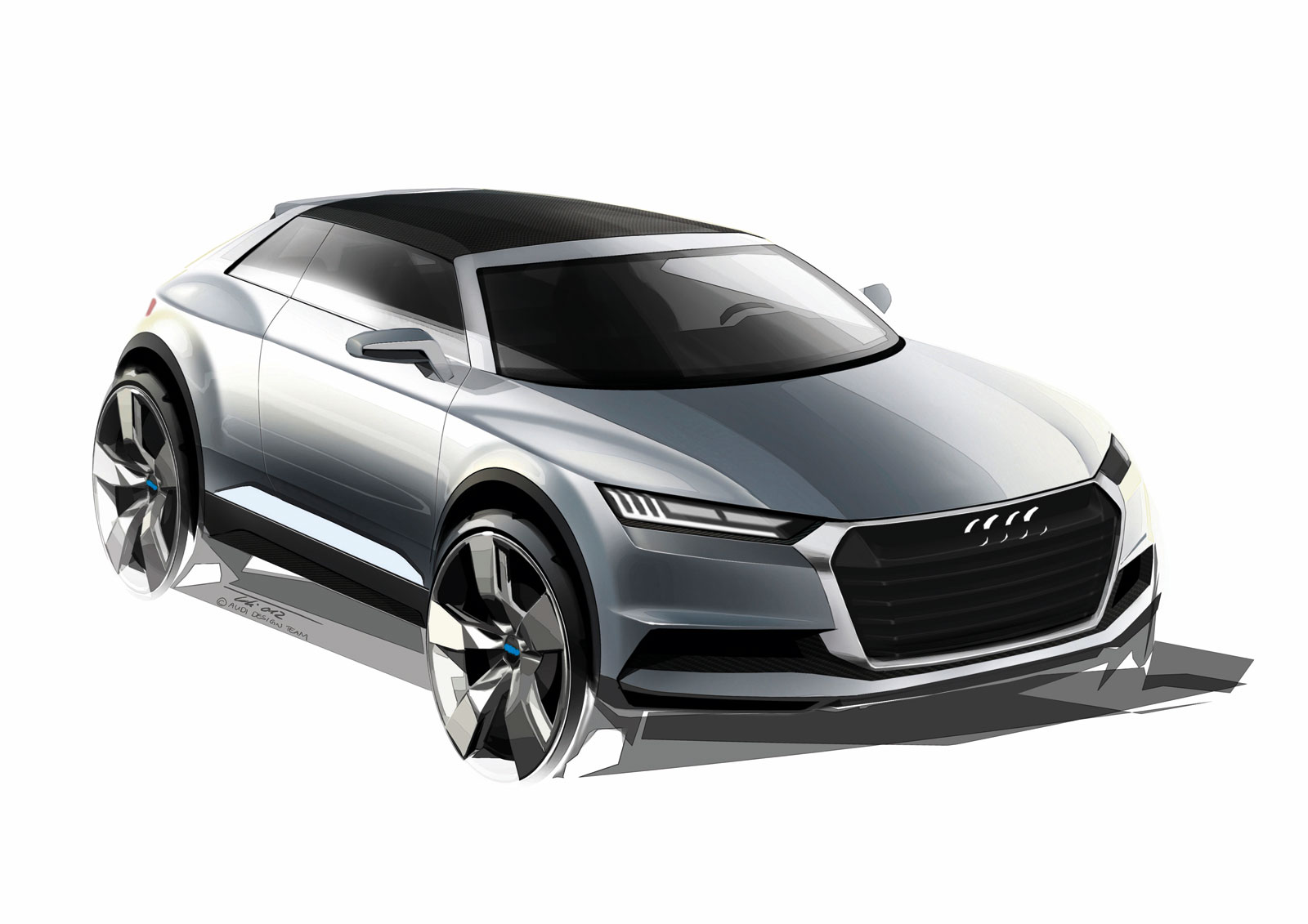 Audi Crosslane Coupe, 2012 - Design Sketch