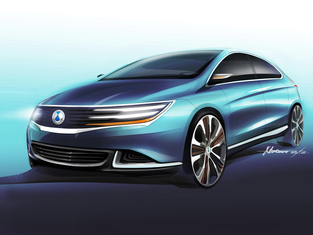 Denza NEV Concept, 2012 - Design Sketch