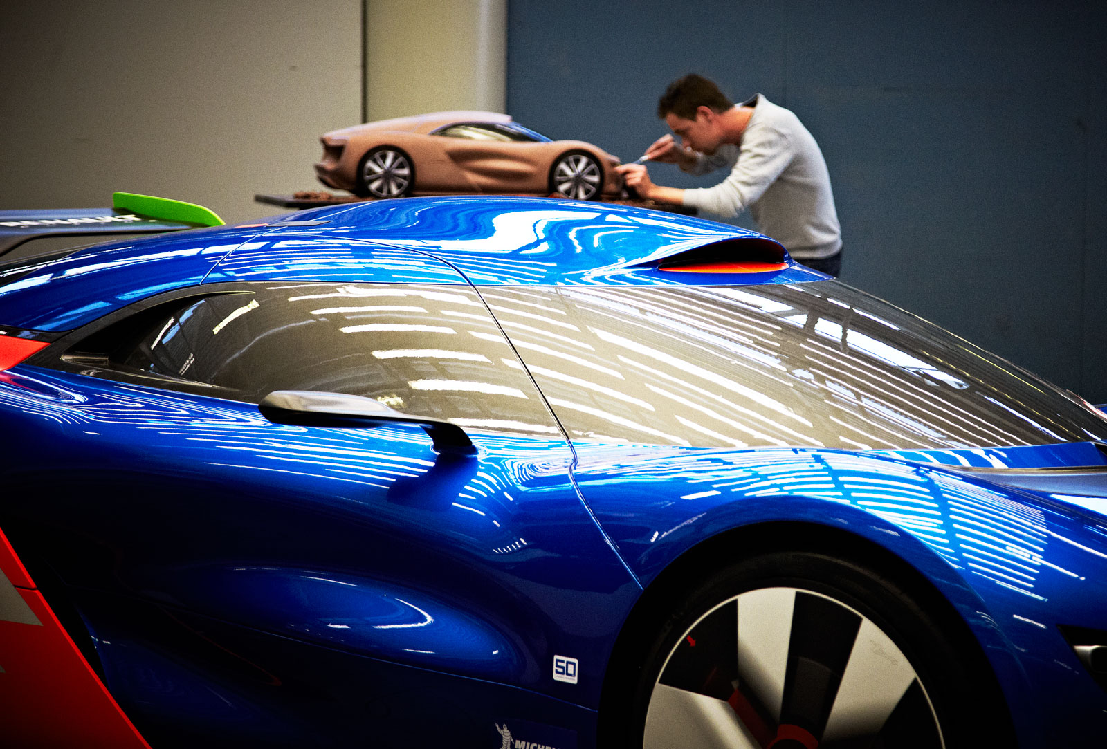 Renault Alpine A110-50, 2012 - Design Process - Clay modeling