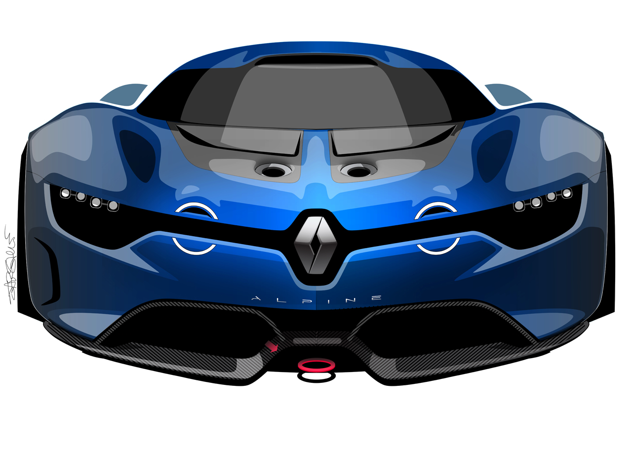 Renault Alpine A110-50, 2012 - Design Sketch