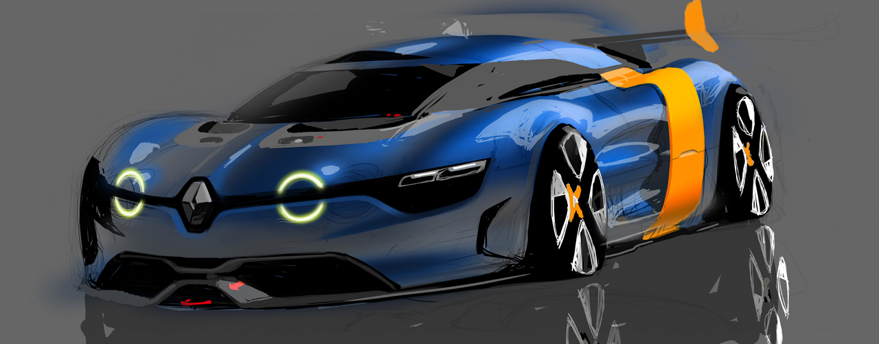 Renault Alpine A110-50, 2012 - Design Sketch