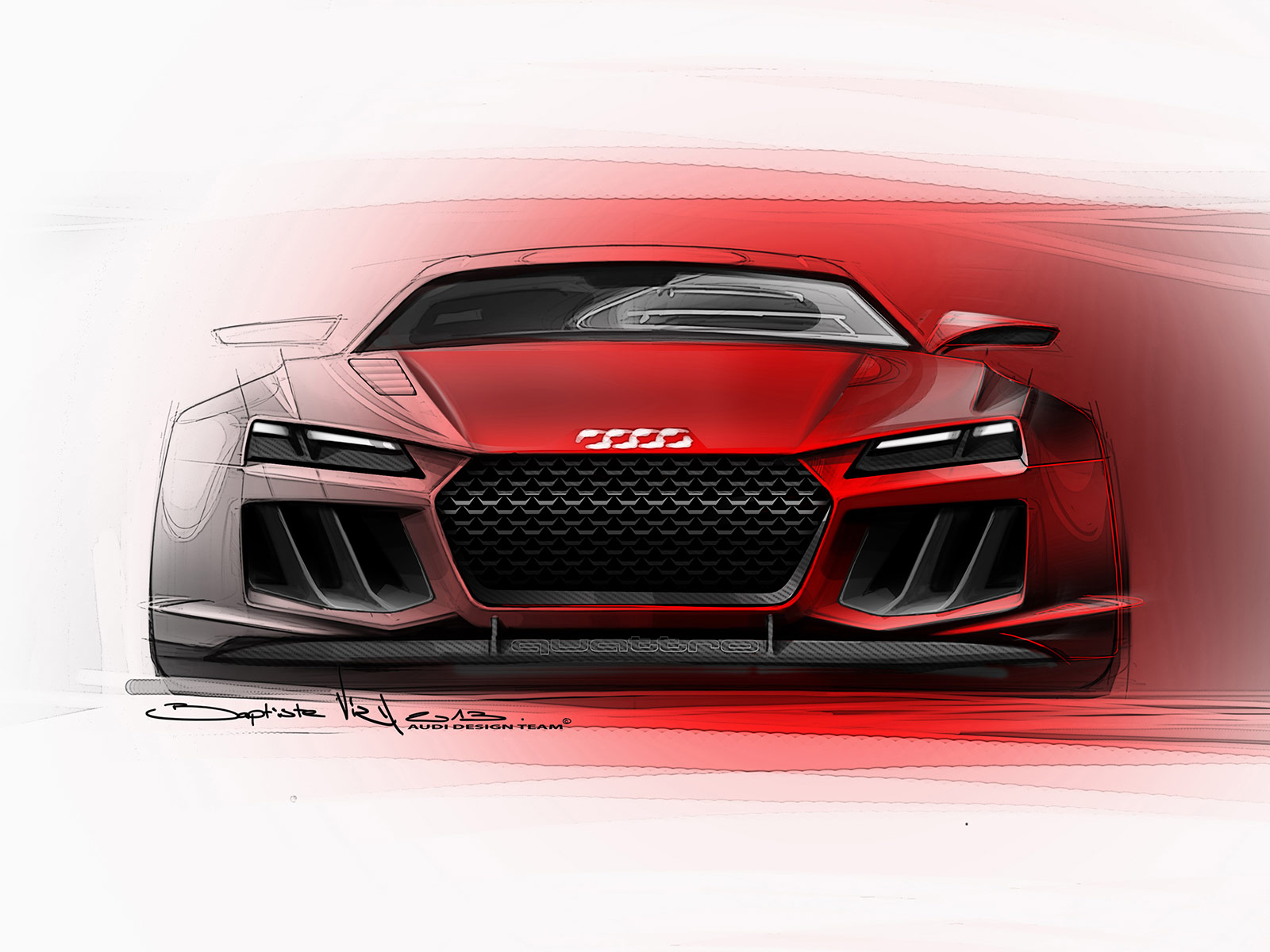 Audi Sport Quattro, 2013 - Design Sketch