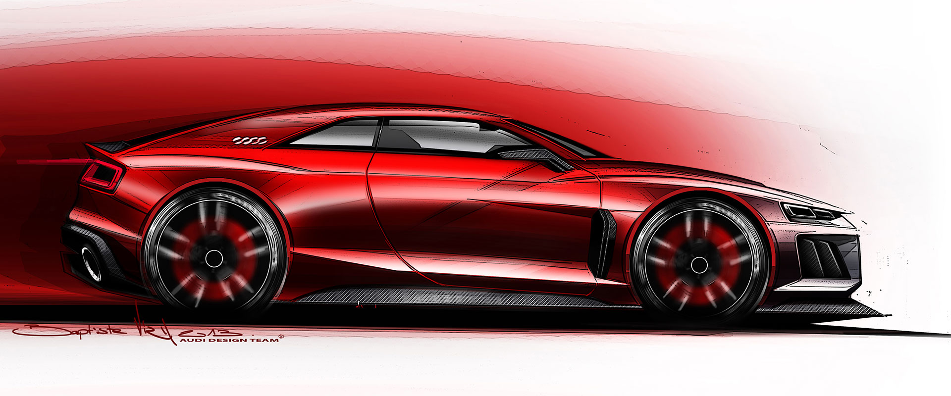 Audi Sport Quattro, 2013 - Design Sketch