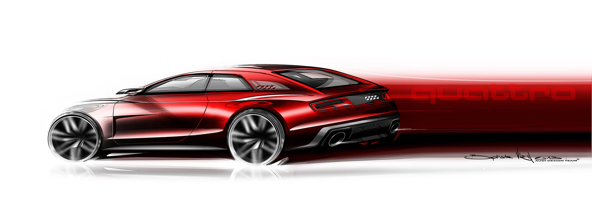 Audi Sport Quattro, 2013 - Design Sketch