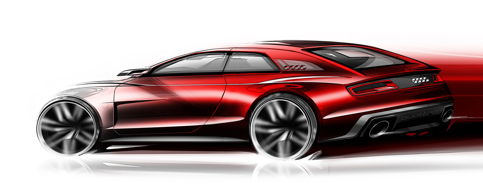 Audi Sport Quattro, 2013 - Design Sketch