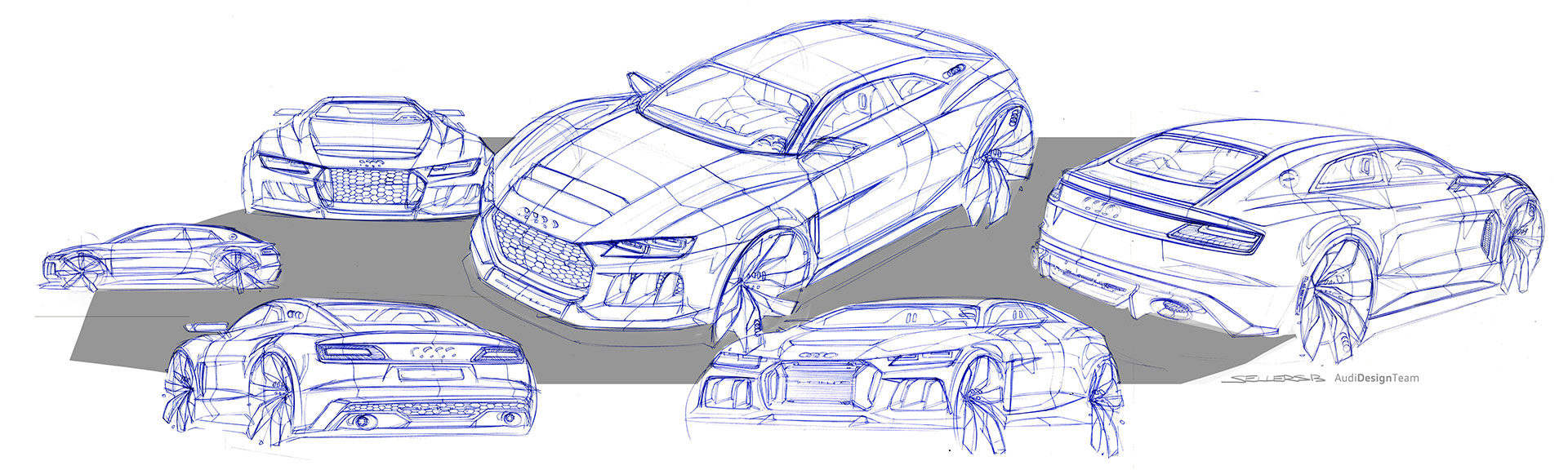 Audi Sport Quattro, 2013 - Design Sketches
