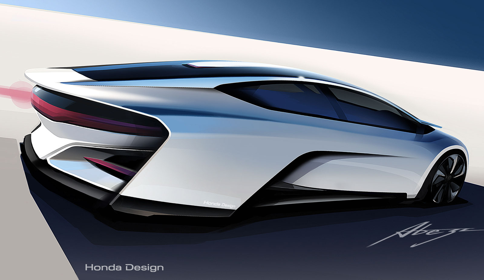 Honda FCEV, 2013 - Design Sketch