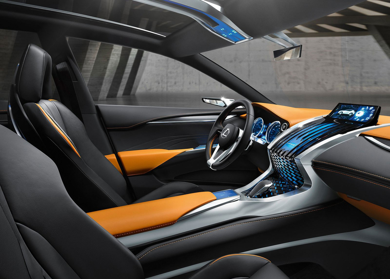 Lexus LF-NX, 2013 - Interior