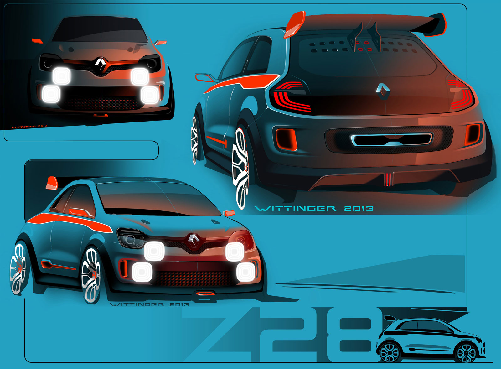 Renault Twin’Run, 2013 - Design Sketch