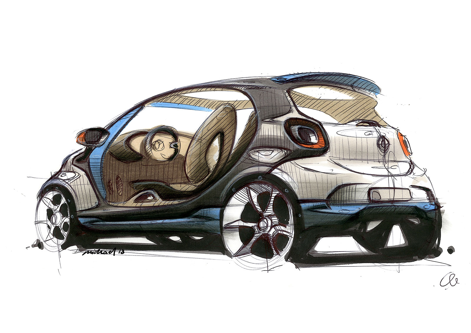 Smart Fourjoy, 2013 - Design Sketch