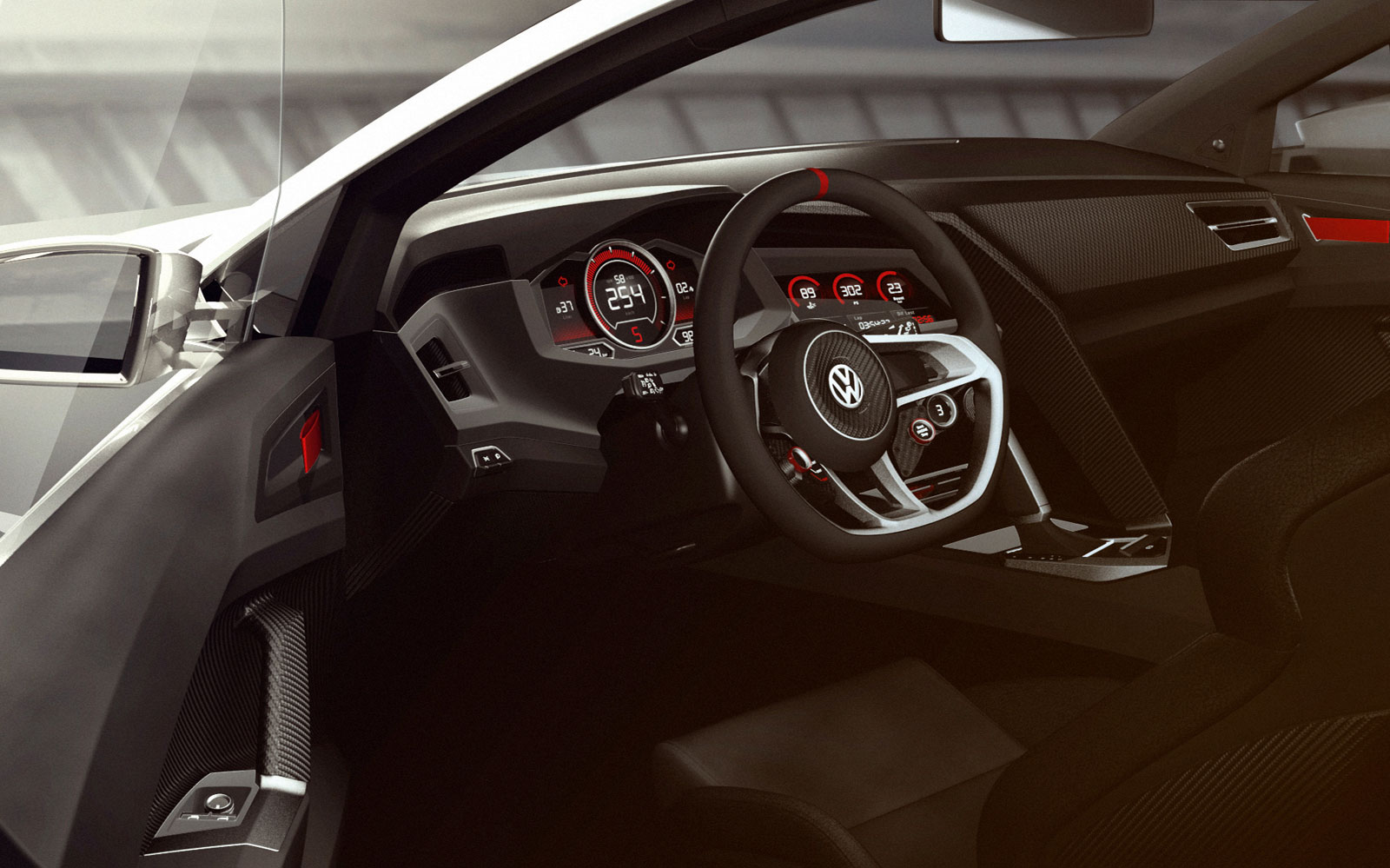 Volkswagen Design Vision GTI, 2013 - Interior