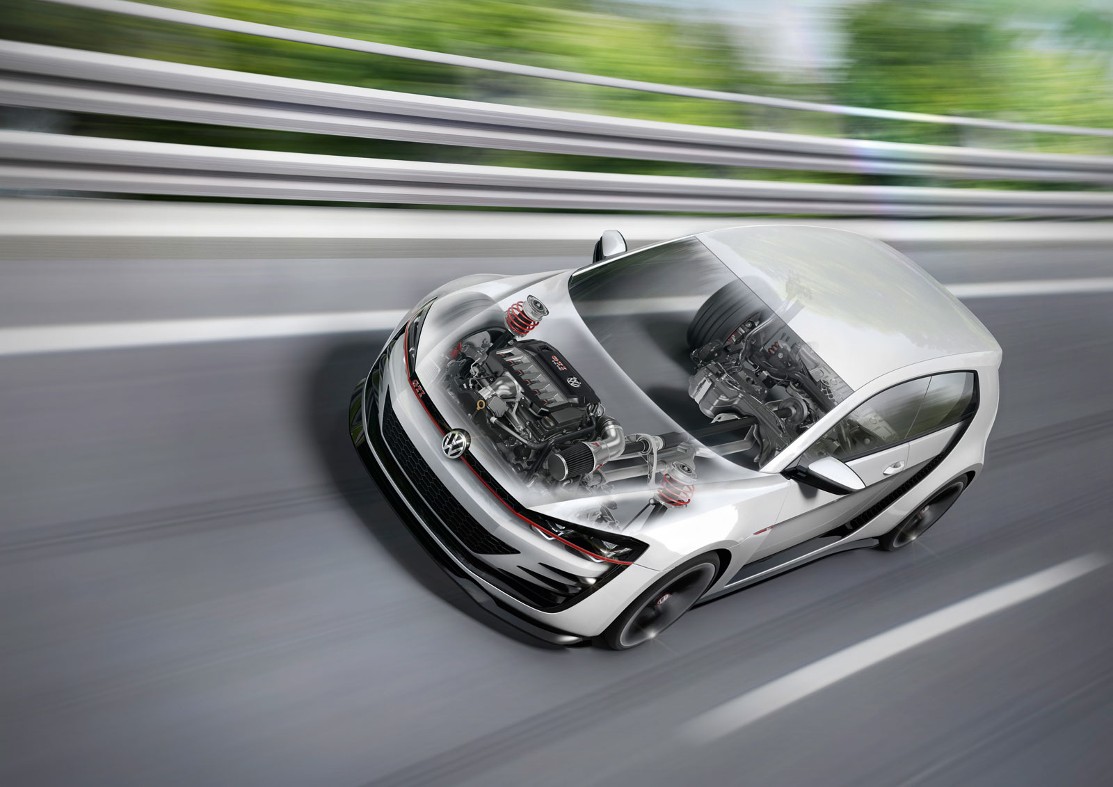 Volkswagen Design Vision GTI, 2013 - Technical Illustration