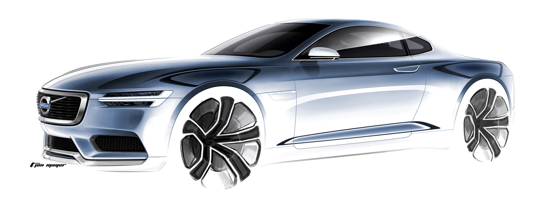 Volvo Concept Coupe, 2013 - Design Sketch