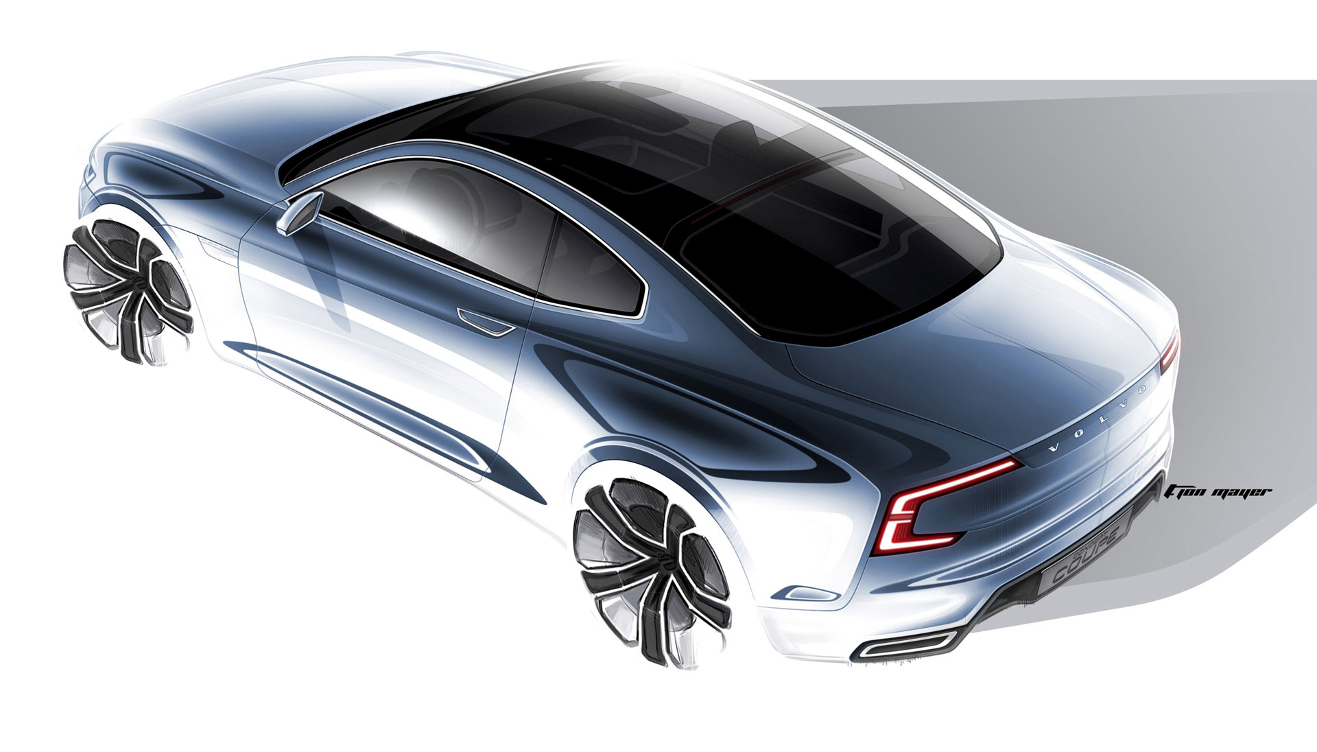Volvo Concept Coupe, 2013 - Design Sketch