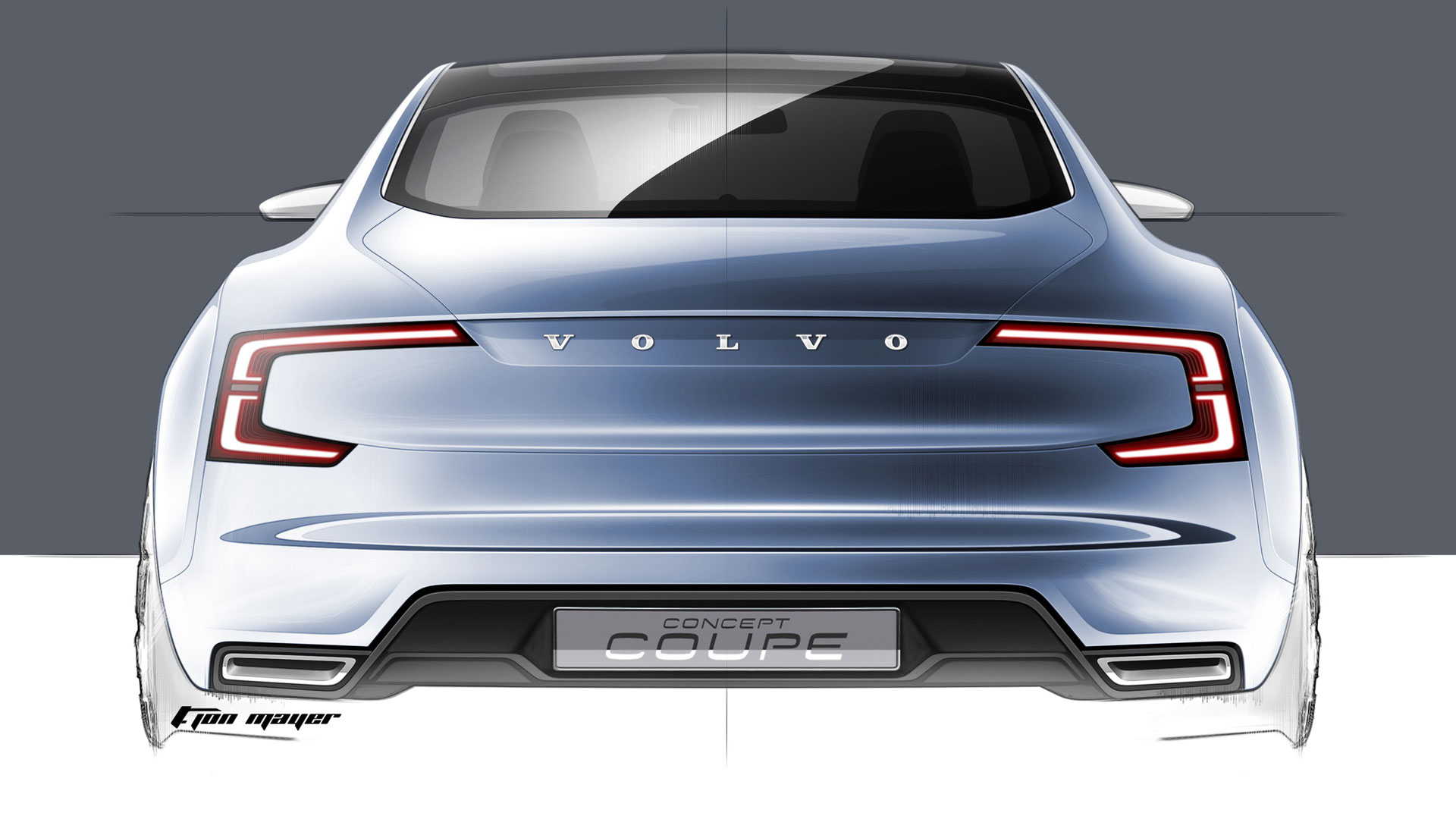 Volvo Concept Coupe, 2013 - Design Sketch