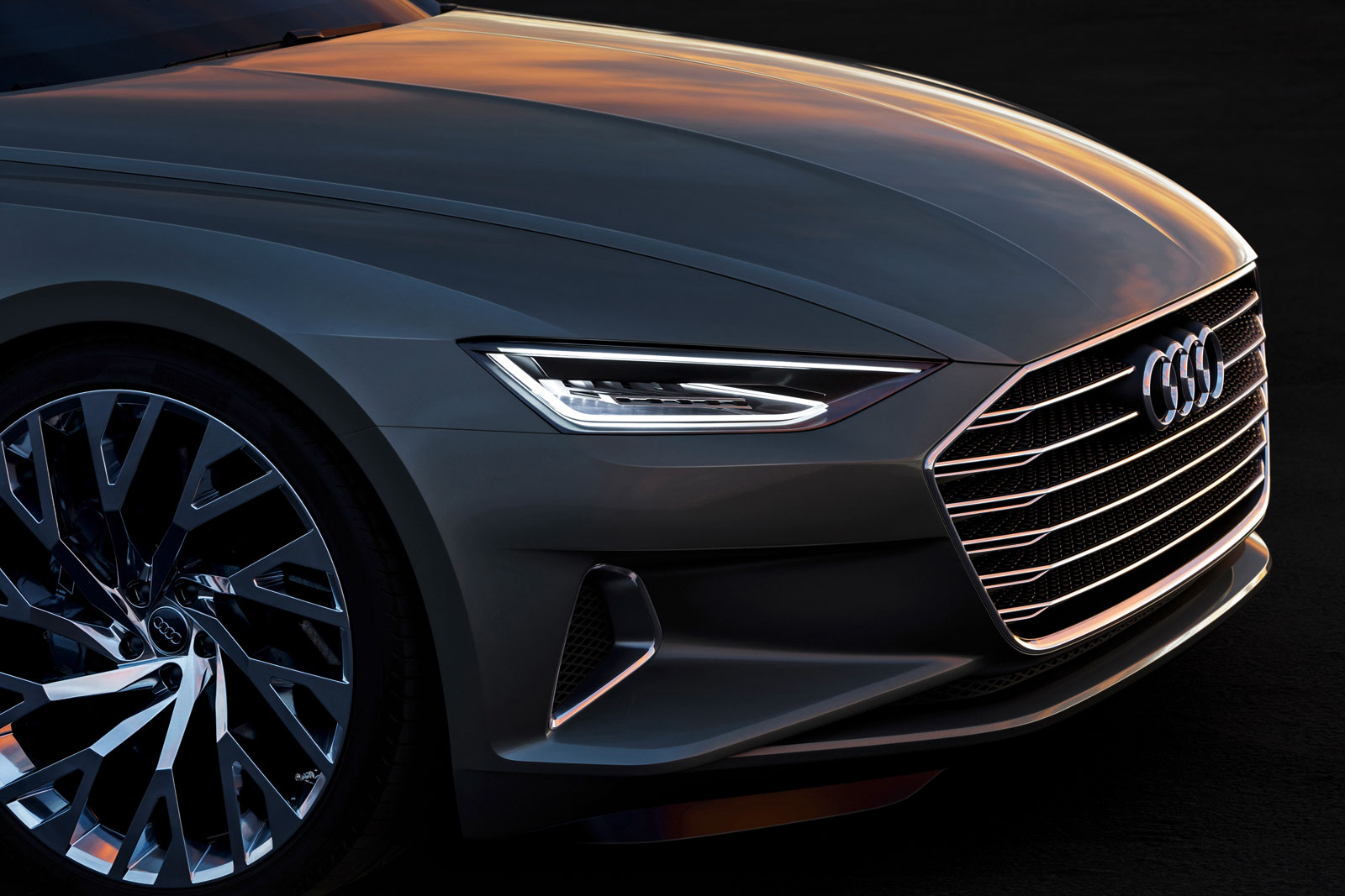 Audi Prologue Concept, 2014 - Front End Detail 