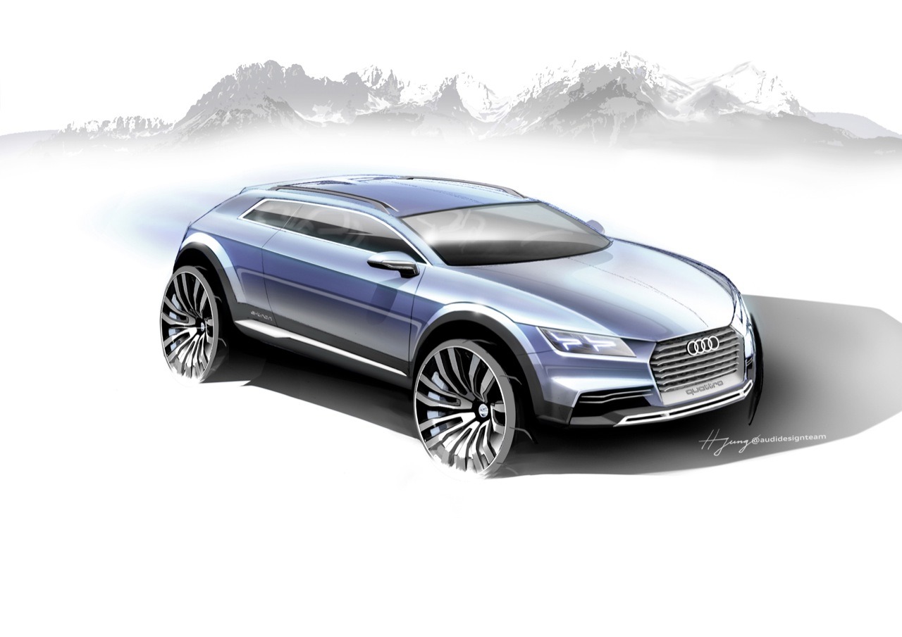 Audi Allroad Shooting Brake, 2014 - Design Sketch