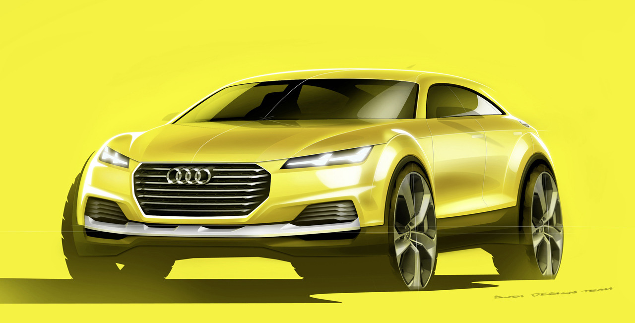 Audi TT offroad, 2014 - Design Sketch