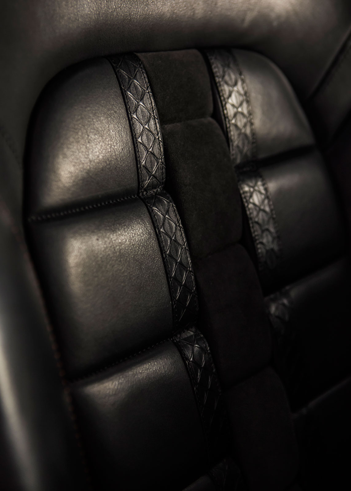Citroen DS 5LS R, 2014 - Interior - Leather seat detail