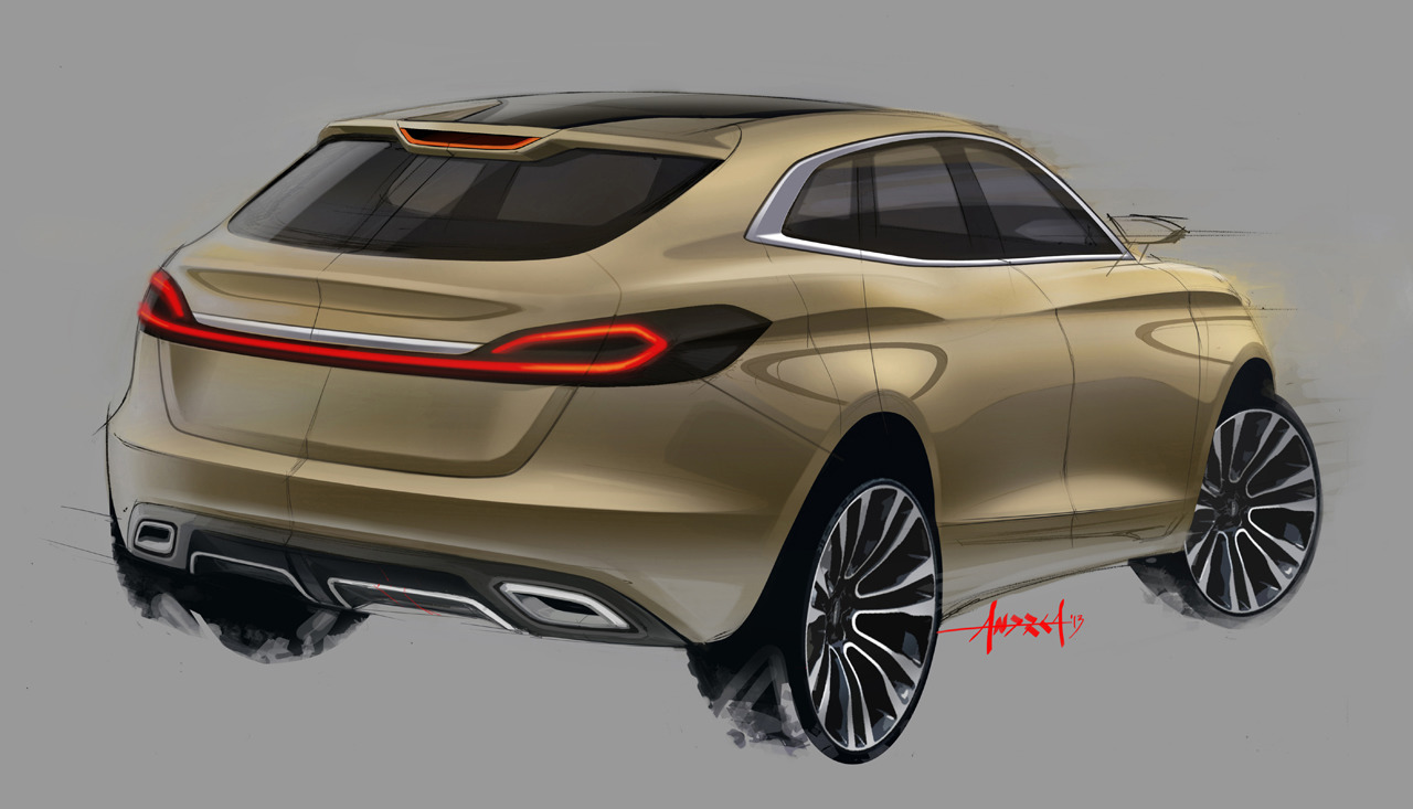 Lincoln MKX, 2014 - Design Sketch