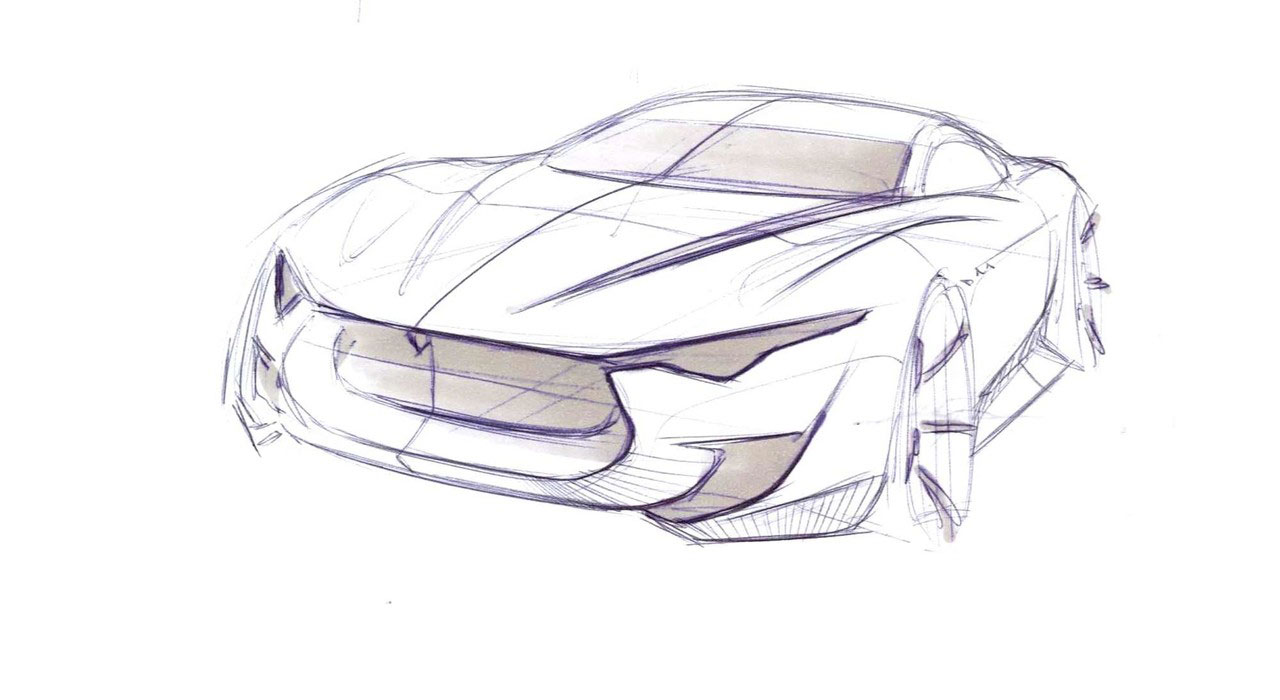 Maserati Alfieri, 2014 - Design Sketch