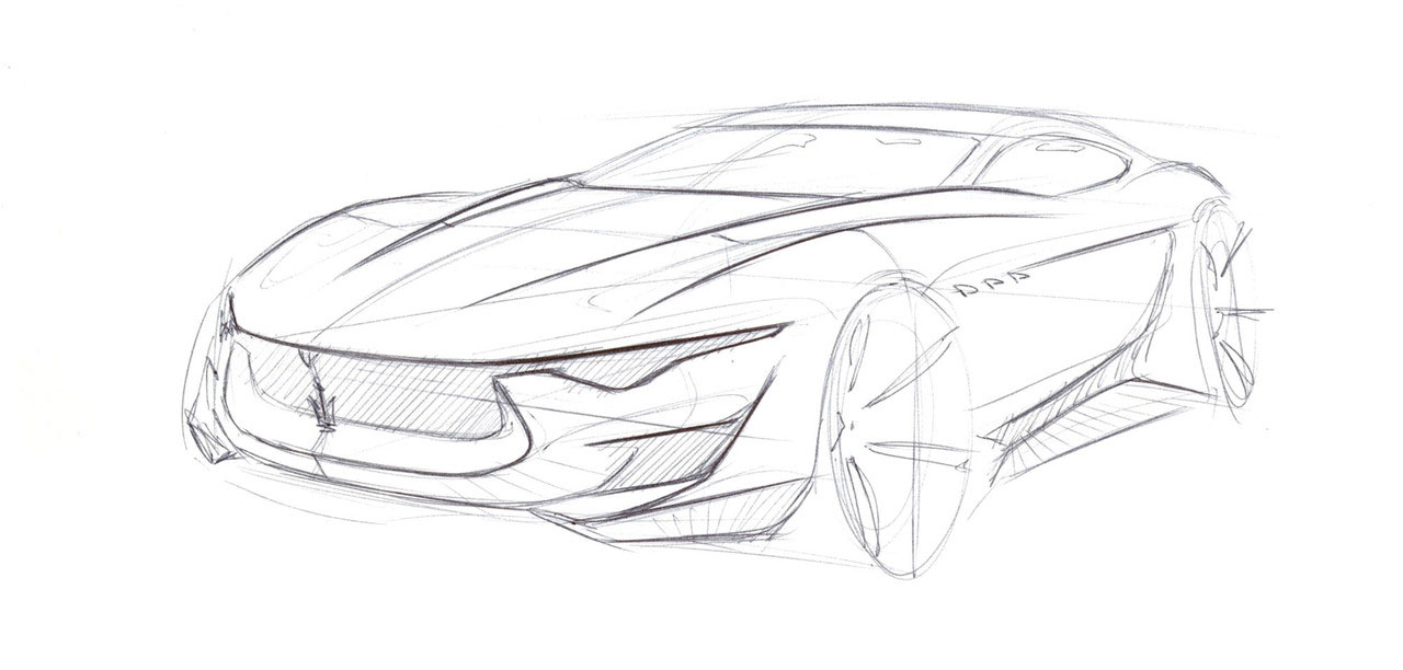Maserati Alfieri, 2014 - Design Sketch